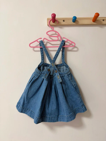 The Oversized Denim Pinafore image 1 of 0
