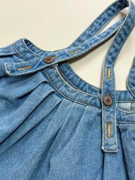 The Oversized Denim Pinafore image 1 of 0