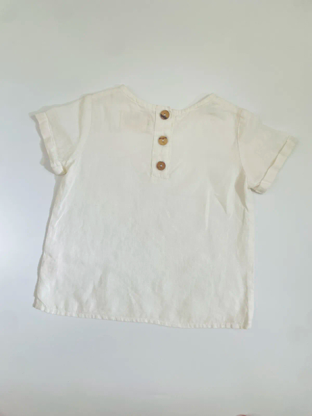 橡實刺繡亞麻上衣 98-104 image 1 of 0