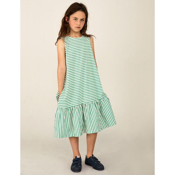 Gray Label 綠條紋洋裝 image 1 of 0