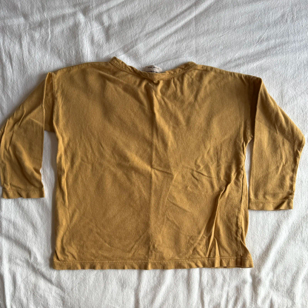 有機棉彩虹圖案長袖上衣 image 1 of 0