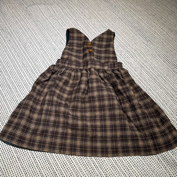 經典格紋背心裙 image 1 of 0