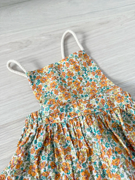Zara 花卉度假背心裙 image 1 of 0