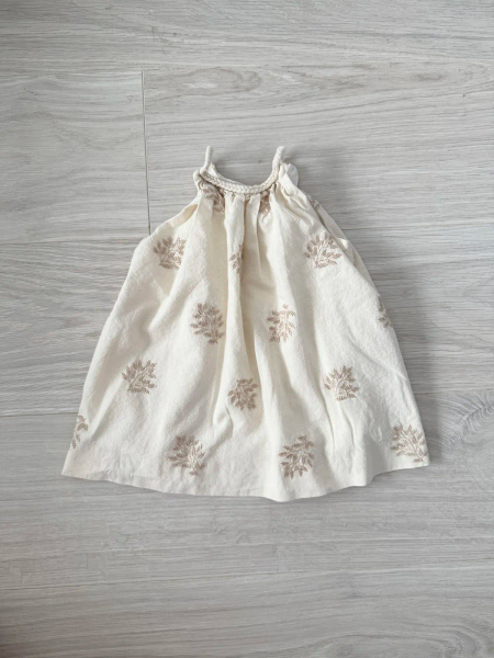 波西風編織肩帶刺繡洋裝 image 1 of 0