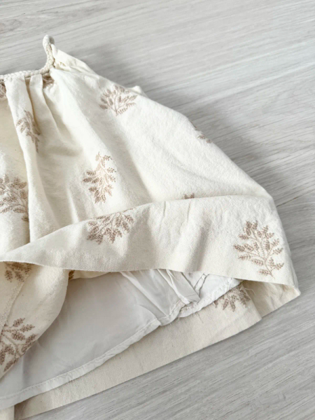 波西風編織肩帶刺繡洋裝 image 1 of 0