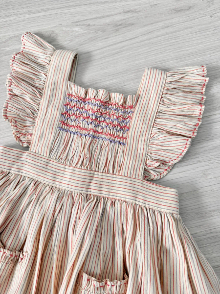 Bessie pinafore - Cazan stripe image 1 of 0