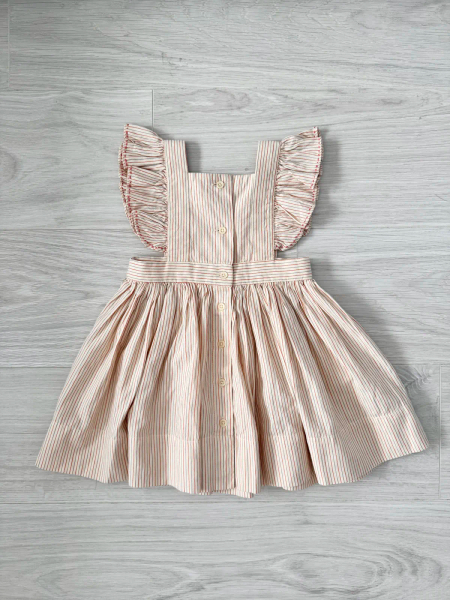 Bessie pinafore - Cazan stripe image 1 of 0