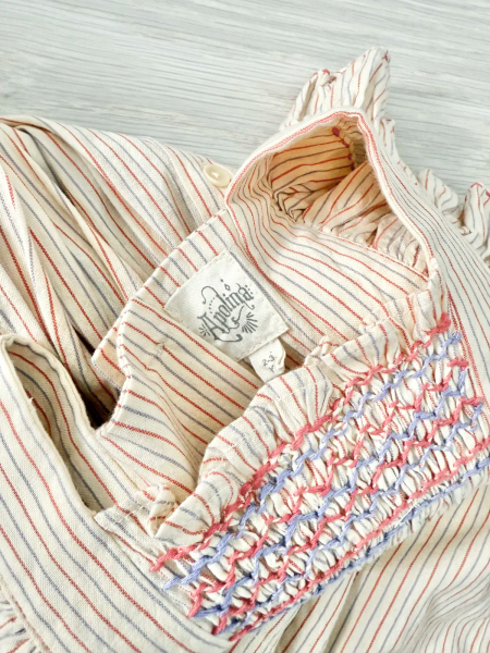 Bessie pinafore - Cazan stripe image 1 of 0