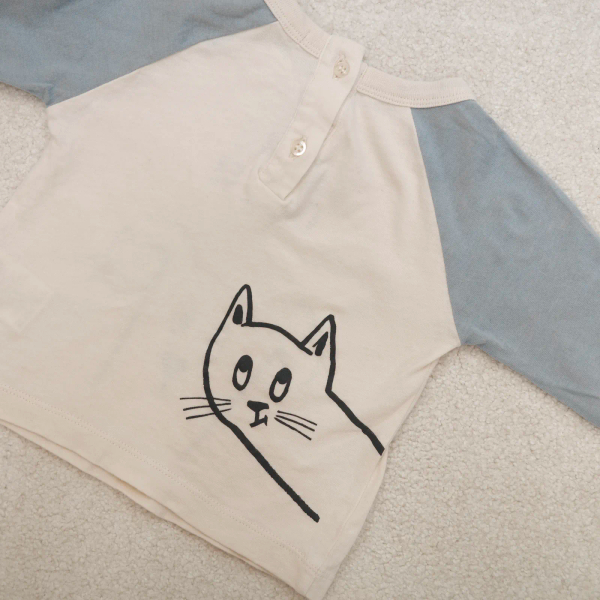 Organic Cotton Game Over T-Shirt Light blue 9m image 1 of 0