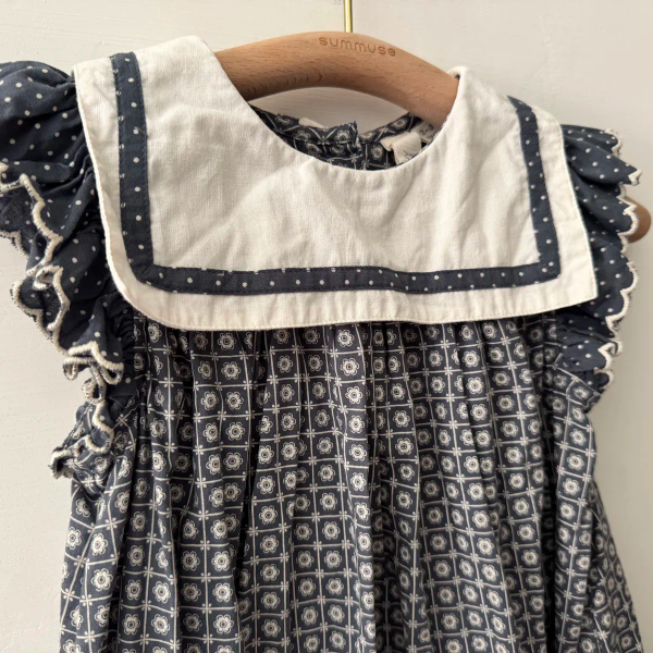 SS25 Nola Dress Tessera Floral海軍領花洋 image 1 of 0