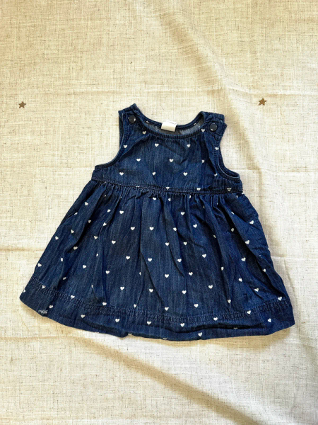 愛心點牛仔洋裝 image 1 of 0