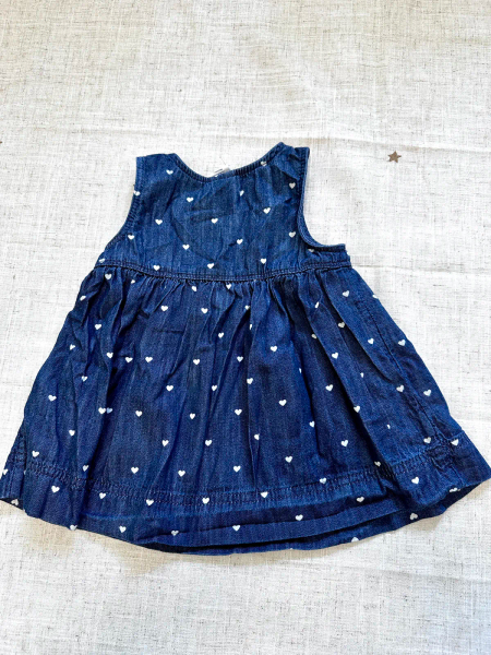 愛心點牛仔洋裝 image 1 of 0