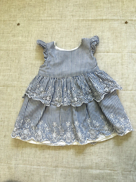 氣質條紋洋裝 image 1 of 0