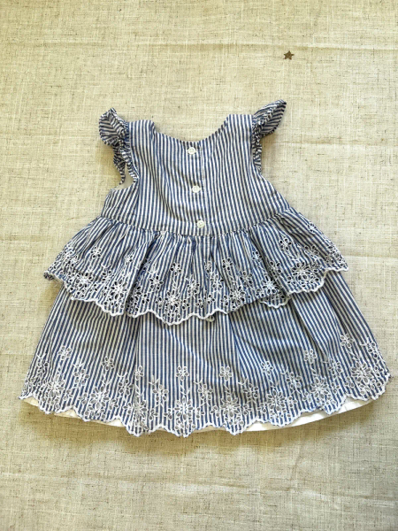 氣質條紋洋裝 image 1 of 0