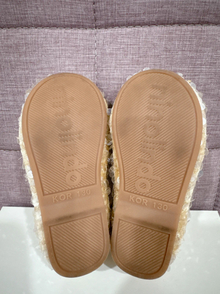 閃閃亮片芭蕾舞鞋-beige image 1 of 0