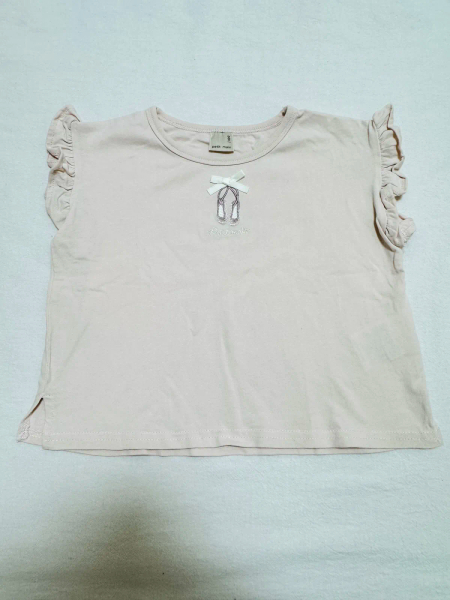荷葉邊粉紅短T image 1 of 0