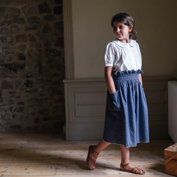 Ruth Culottes Dainty Dot花瓣邊寬褲 image 1 of 0