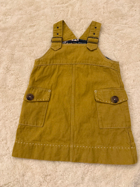 牛仔吊帶裙 image 1 of 0