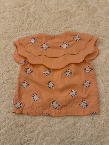 可愛小鳥荷葉領襯衫 image 1 of 0