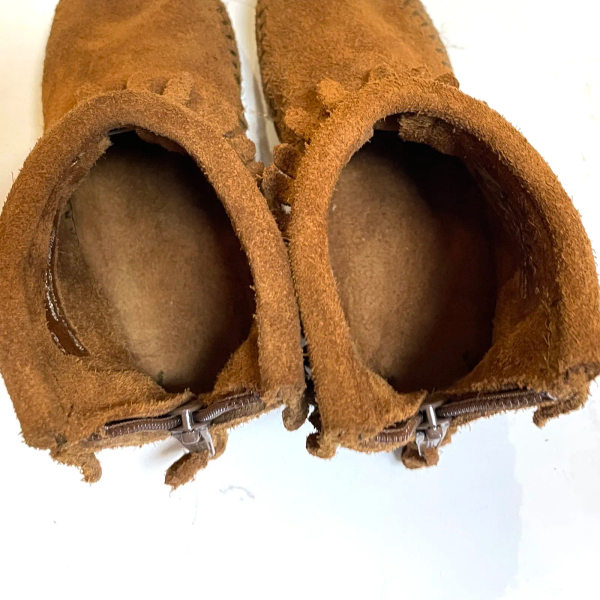 Minnetonka Boots 手工流蘇短靴 焦糖棕US7 image 1 of 0