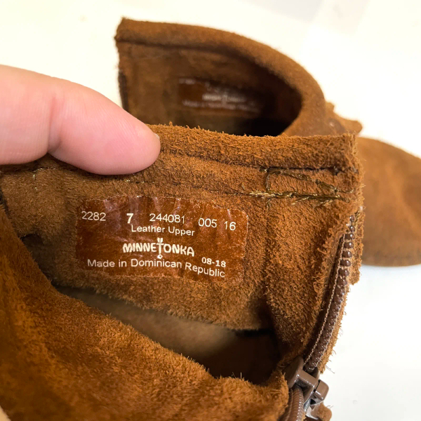 Minnetonka Boots 手工流蘇短靴 焦糖棕US7 image 1 of 0