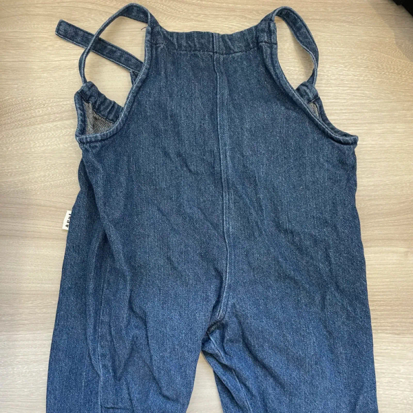牛仔吊帶褲 image 1 of 0
