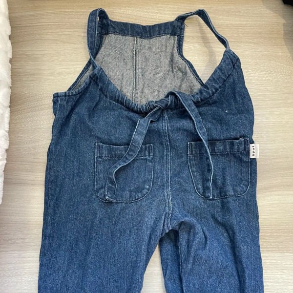 牛仔吊帶褲 image 1 of 0