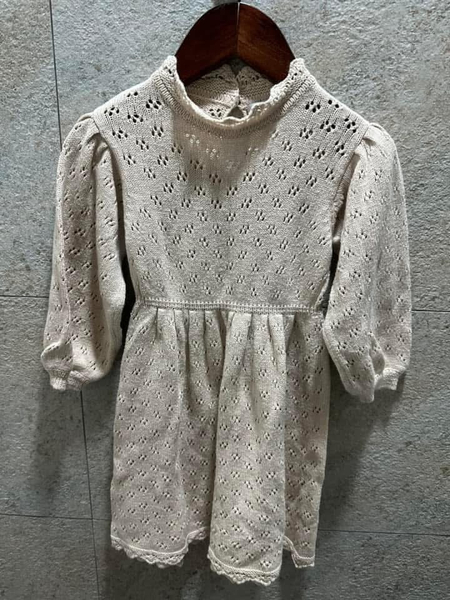 經典有機棉羊毛混紡針織洋裝 image 1 of 0