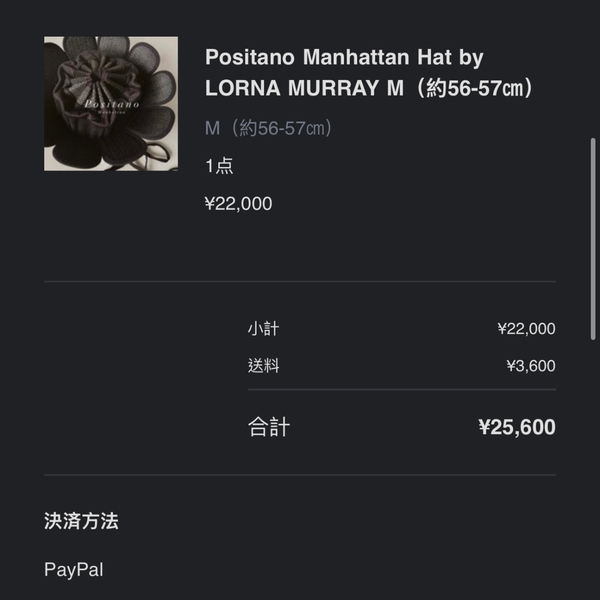 Manhattan Hat - Positano 成人M image 1 of 0