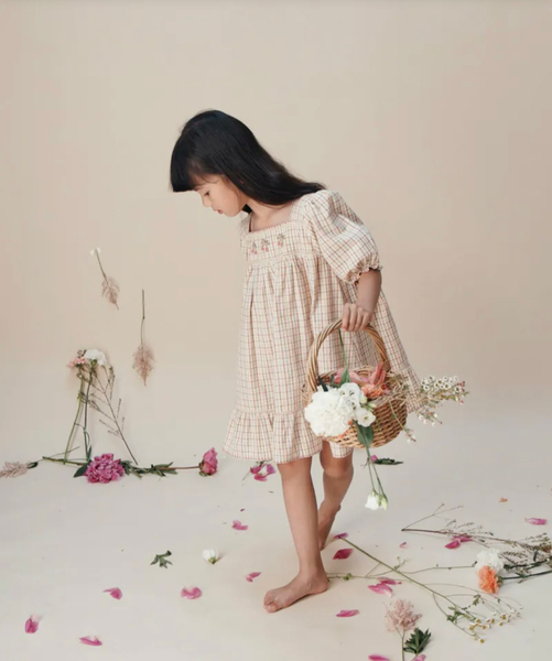 EMILE & IDA CARREAUX ROBE CARREAU VANILLA image 1 of 0