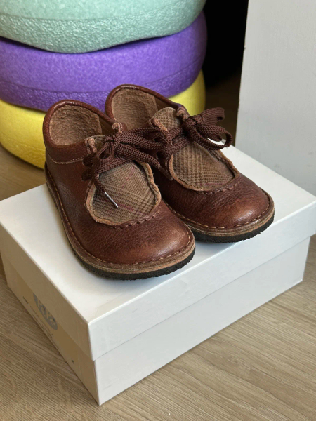 Pèpè Children Shoes - Storm（棕千鳥格） image 1 of 0