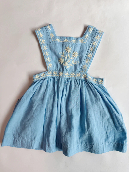 Clara Romper Airy Blue Linen image 1 of 0