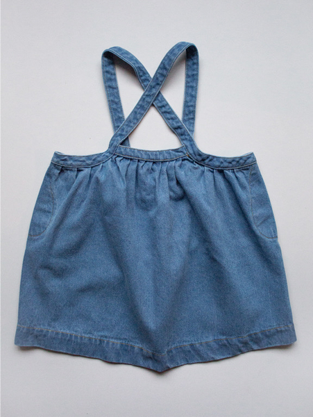 THE OVERSIZED DENIM PINAFORE經典牛仔裙 image 1 of 0