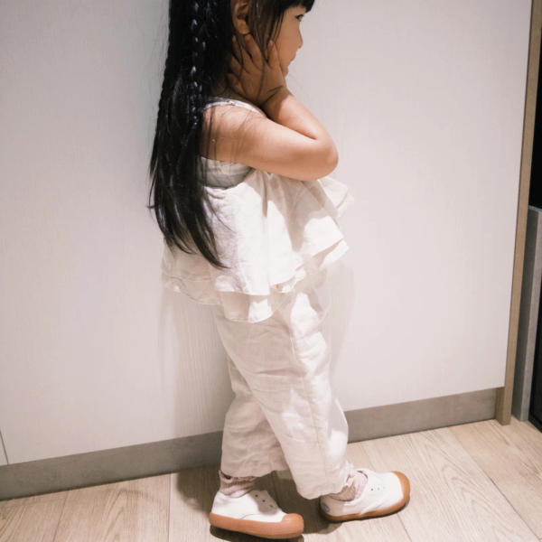 LITTLE LINEN STORIES 荷葉連身褲 Linen Toddler Overall image 1 of 0