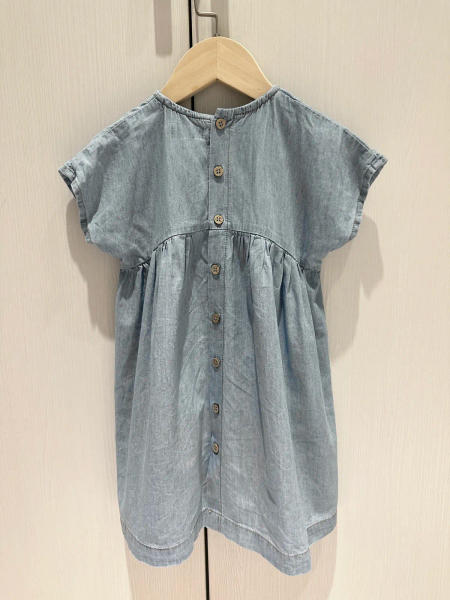 1+ In The Family Denim Elisabetta S. Sleeve Dress image 1 of 0