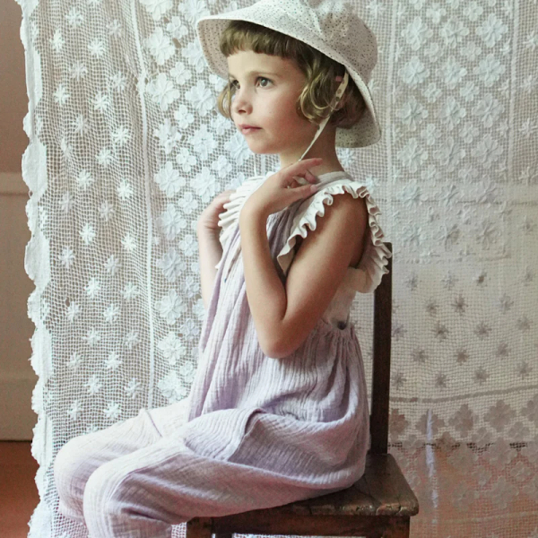Ines Romper-淺灰綠色格子 image 1 of 0