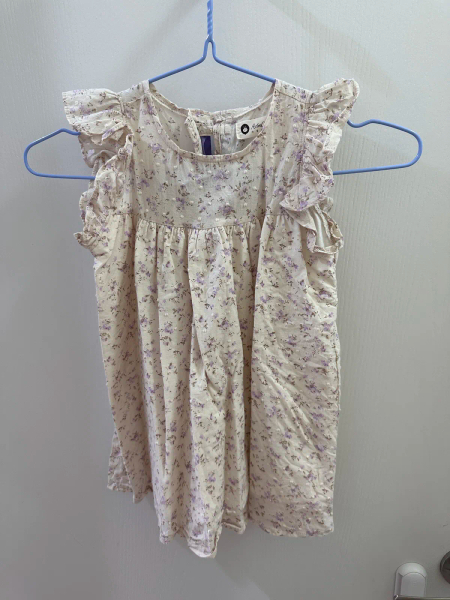 紫色碎花洋裝 image 1 of 0