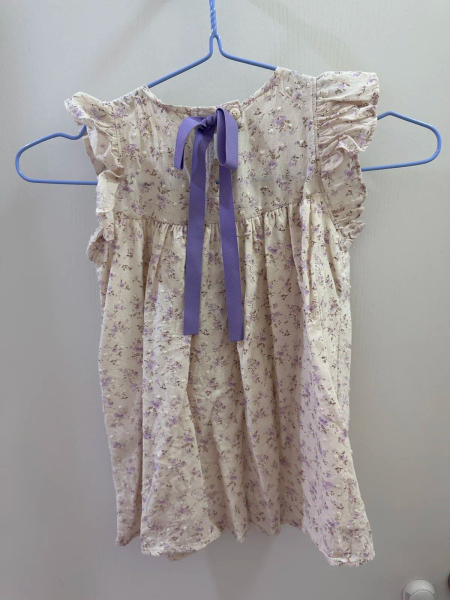 紫色碎花洋裝 image 1 of 0