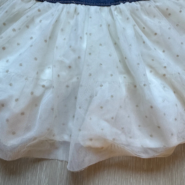 牛仔背心吊帶紗裙 image 1 of 0