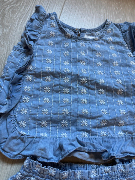 牛仔刺繡套裝 image 1 of 0