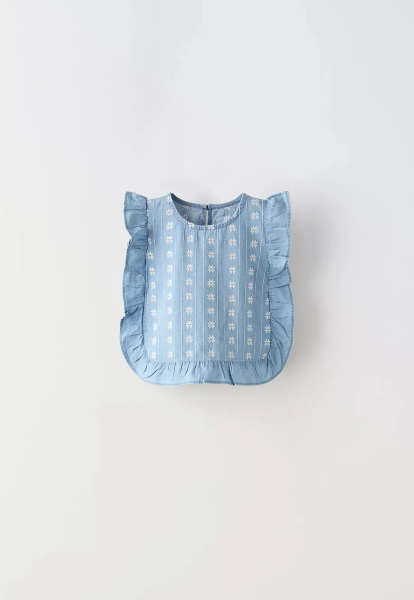 牛仔刺繡套裝 image 1 of 0
