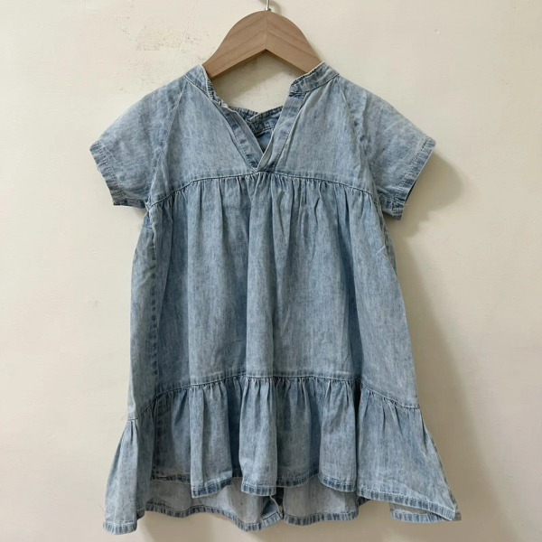淺藍牛仔洋裝 image 1 of 0
