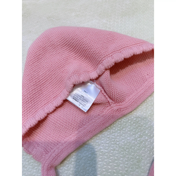 全手工針織綁帶帽 image 1 of 0