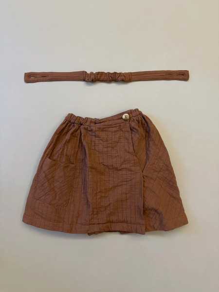 Hello Lupo - Dalston Skirt - Cinnamon image 1 of 0