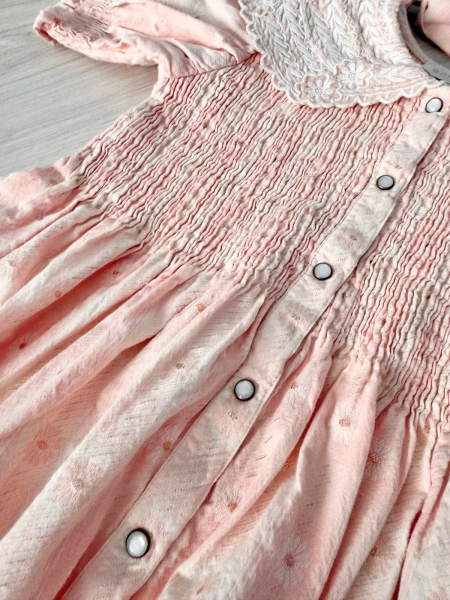 Bonjour Exclusive Pink Tunic Blouse + 髮夾 image 1 of 0