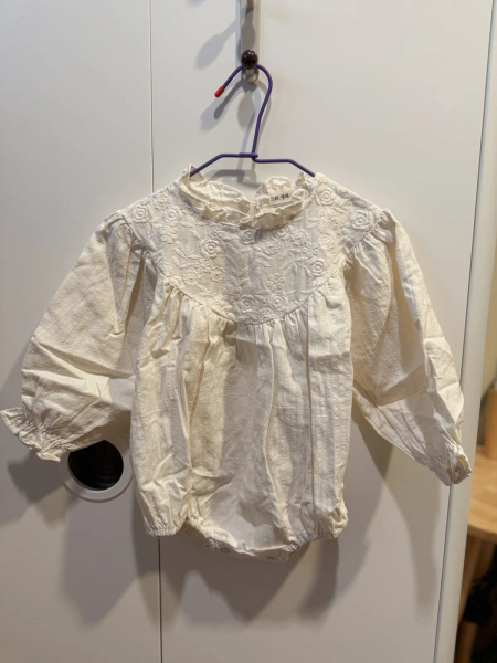 白色雕花包屁衣 image 1 of 0