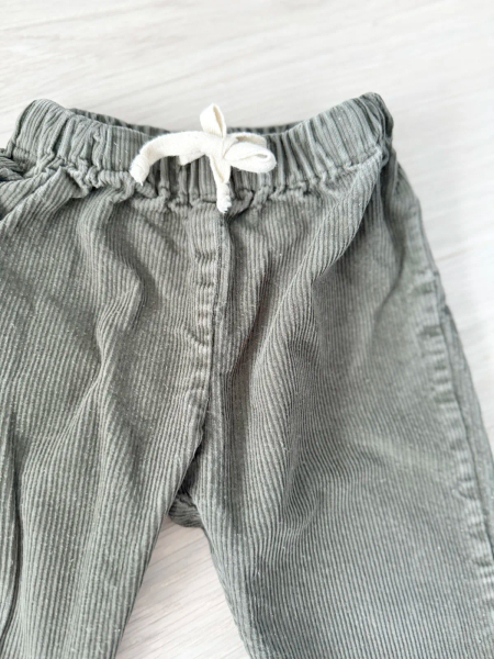 Killi Trousers - Khaki 燈芯絨反折長褲 墨綠 image 1 of 0