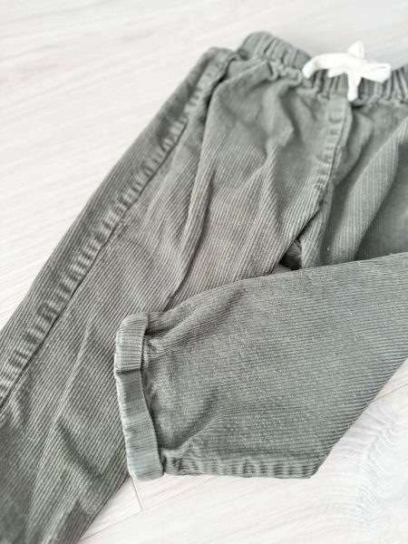 Killi Trousers - Khaki 燈芯絨反折長褲 墨綠 image 1 of 0