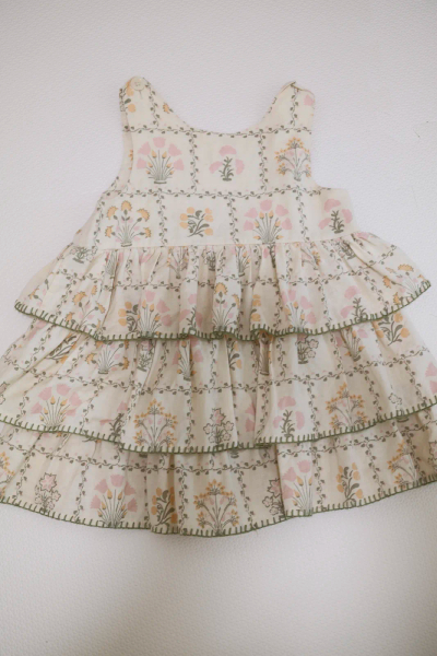 Camille Overdress - Cabin Quilt Floral Cream image 1 of 0