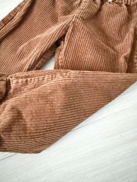 Killi Trousers - Caramel 燈芯絨反折長褲 焦糖 image 1 of 0
